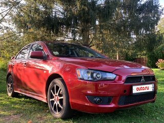 2008 Mitsubishi Lancer X, красный, 630000 рублей, вид 2