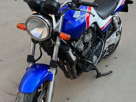 2003 Honda CB 400 Super Four, белый, 310000 рублей, вид 1