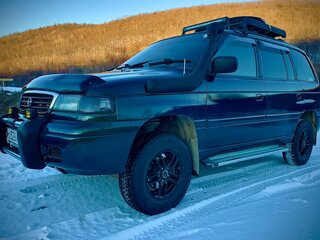 1997 Mazda MPV I (LV), синий, 900000 рублей, вид 1