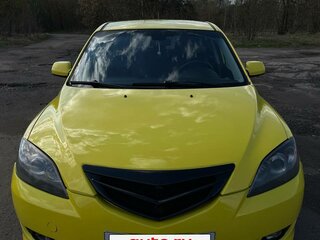 2006 Mazda 3 I (BK) Рестайлинг, жёлтый, 380000 рублей, вид 2