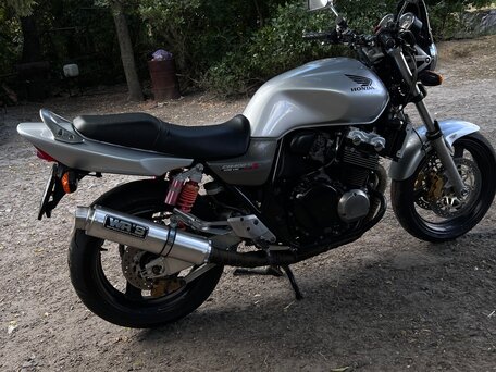 2002 Honda CB 400 Super Four, серый, 400000 рублей, вид 2