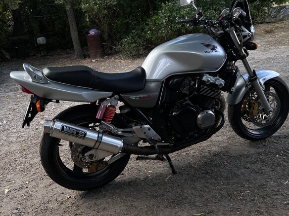 2002 Honda CB 400 Super Four, серый, 400000 рублей - вид 1
