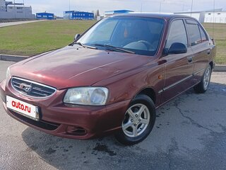 2007 Hyundai Accent ТагАЗ II, красный, 330000 рублей, вид 2