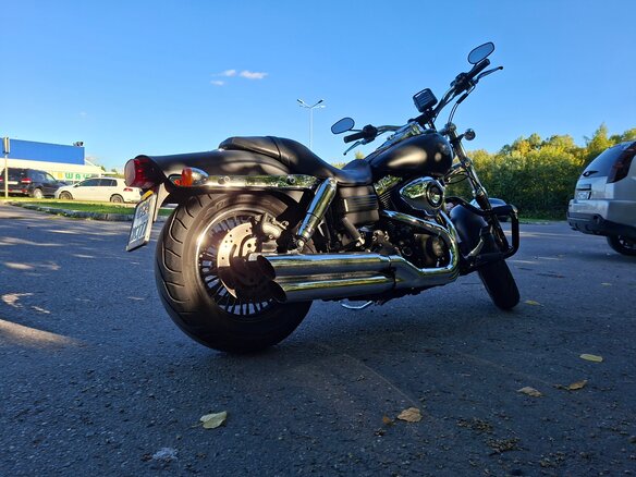2012 Harley-Davidson Fat Bob, чёрный, 700000 рублей - вид 6
