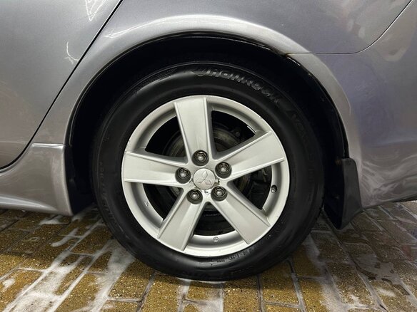 2008 Mitsubishi Lancer X, серый, 1600000 рублей - вид 5