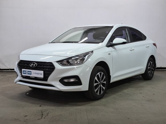 2017 Hyundai Solaris II, белый