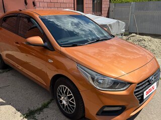 2019 Hyundai Solaris II, оранжевый, 1350000 рублей, вид 4