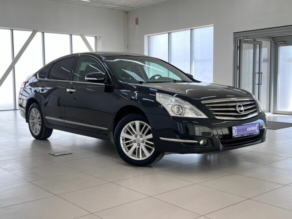 2012 Nissan Teana II (J32) Рестайлинг, чёрный - вид 3