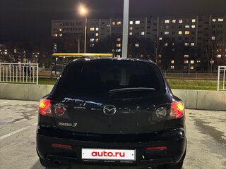 2007 Mazda 3 I (BK) Рестайлинг, чёрный, 620000 рублей, вид 4