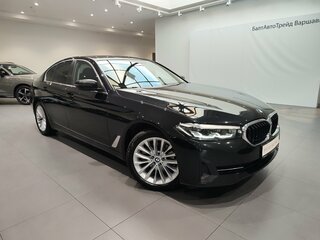 2021 BMW 5 серии 520i VII (G30/G31/G38) Рестайлинг, чёрный, 3898000 рублей, вид 3