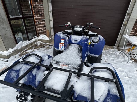 2019 Yamaha Grizzly 700, синий, 1360000 рублей, вид 4
