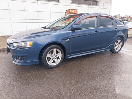 2008 Mitsubishi Lancer X, синий, 690000 рублей, вид 5