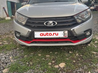 2013 Lada (ВАЗ) Granta I, серебристый, 390000 рублей, вид 1