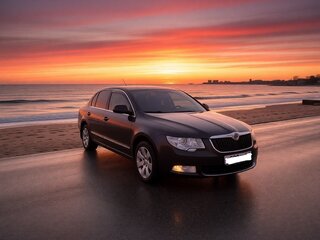 2010 Skoda Superb II, коричневый, 950000 рублей, вид 2