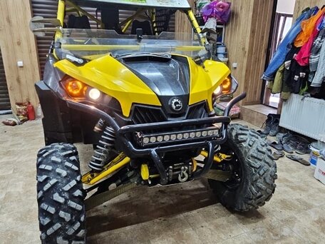 2013 BRP Can-Am Maverick X RS DPS, жёлтый, 1800000 рублей, вид 4