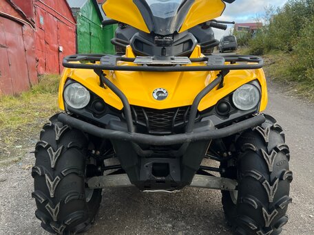 2014 BRP Can-Am Outlander 500, жёлтый, 850000 рублей, вид 1