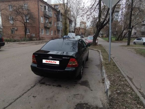 2005 Toyota Corolla IX (E120, E130) Рестайлинг, чёрный, 305000 рублей - вид 2