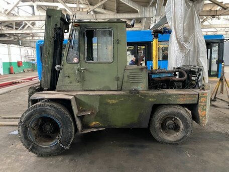1987 Львовский Автопогрузчик М-40814, зелёный, 300000 рублей, вид 3