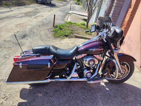 2006 Harley-Davidson Street Glide, фиолетовый, 555000 рублей