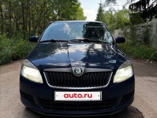 2011 Skoda Fabia II Рестайлинг, синий, 480000 рублей, вид 2
