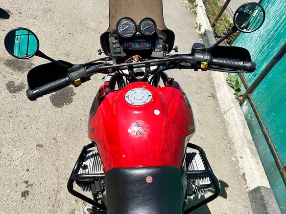 1994 BMW R 1100 GS, красный, 370000 рублей - вид 12