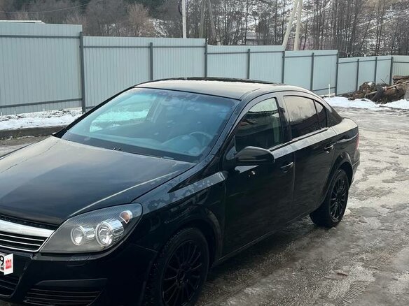 2008 Opel Astra H Рестайлинг, чёрный, 340000 рублей