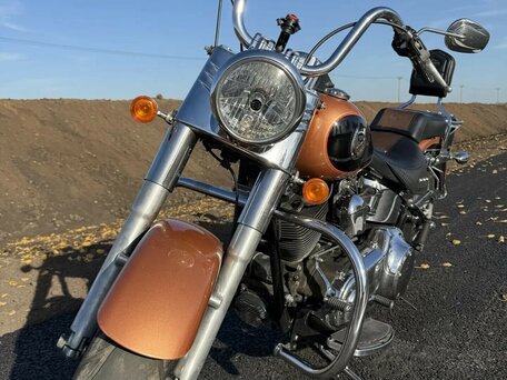 2008 Harley-Davidson Fat Boy, чёрный, 850000 рублей, вид 2