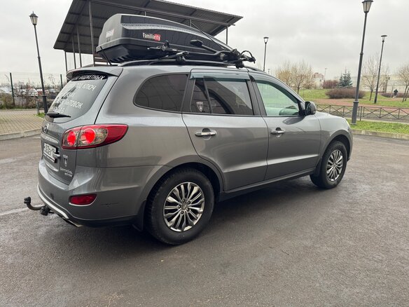 2011 Hyundai Santa Fe II Рестайлинг, серый - вид 3