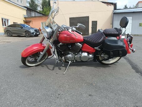 2000 Yamaha XVS400 Drag Star, красный, 490000 рублей, вид 1