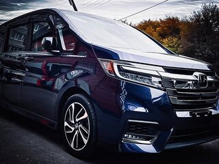2019 Honda Stepwgn Spada V Рестайлинг, синий, 2450000 рублей, вид 1