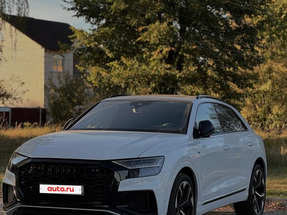 2020 Audi Q8 50 TDI I (4M), белый, 7700000 рублей - вид 11