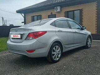 2012 Hyundai Solaris I, серебристый, 760000 рублей, вид 1