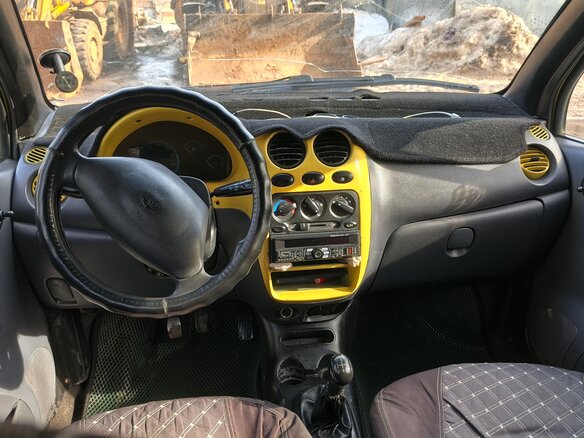 2008 Daewoo Matiz I Рестайлинг, жёлтый, 160000 рублей - вид 4