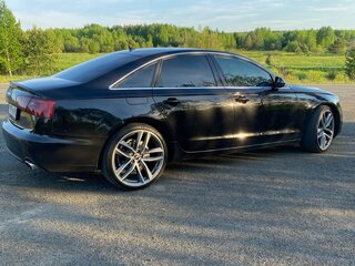 2013 Audi A6 IV (C7), чёрный, 1850000 рублей, вид 3