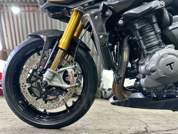 2022 Triumph Speed Triple, белый, 1550000 рублей - вид 15