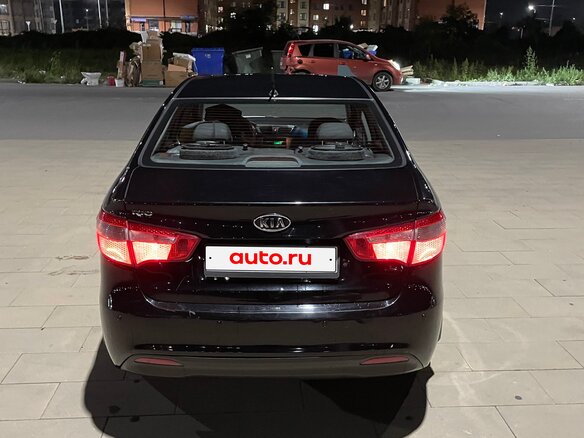 2012 Kia Rio III, чёрный, 750000 рублей - вид 1