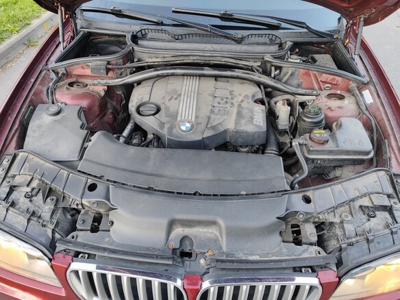 2010 BMW X3 20d I (E83) Рестайлинг, красный, 850000 рублей - вид 13