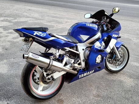 2000 Yamaha YZF-R6, синий, 300000 рублей, вид 5