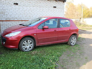 2007 Peugeot 307 I Рестайлинг, красный, 300000 рублей, вид 5