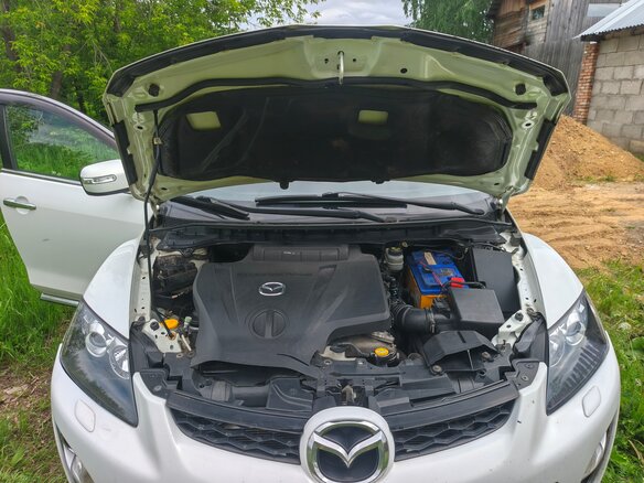 2011 Mazda CX-7 I Рестайлинг, белый, 850000 рублей - вид 15