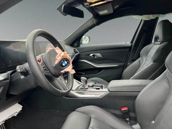 2024 BMW M3 Competition Package VI (G80), жёлтый - вид 9