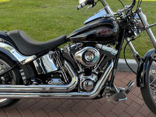 2007 Harley-Davidson Softail Custom, чёрный, 700000 рублей, вид 3