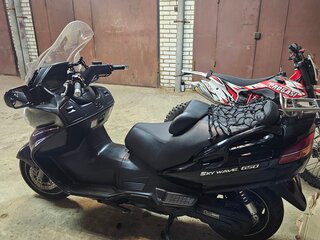 2007 Suzuki Burgman (SkyWave) 650, чёрный, 455000 рублей, вид 3