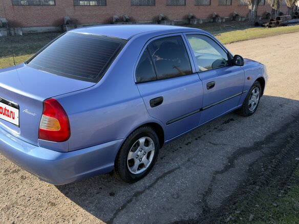 2004 Hyundai Accent ТагАЗ II, фиолетовый, 505000 рублей - вид 7