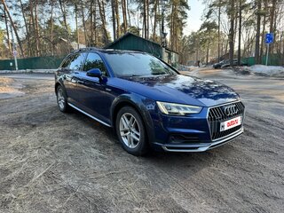 2018 Audi A4 allroad V (B9), синий, 3097000 рублей, вид 4