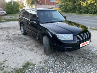 2007 Subaru Forester II Рестайлинг, чёрный, 590000 рублей, вид 2