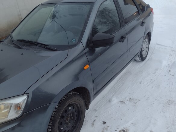 2016 Lada (ВАЗ) Granta I, серый, 450000 рублей - вид 7
