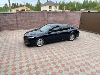 2018 Toyota Camry VIII (XV70), синий, 3450000 рублей, вид 5