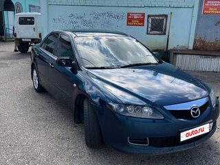 2005 Mazda 6 I (GG) Рестайлинг, синий, 300000 рублей, вид 2