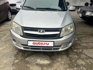 2012 Lada (ВАЗ) Granta I, серебристый, 370000 рублей, вид 2